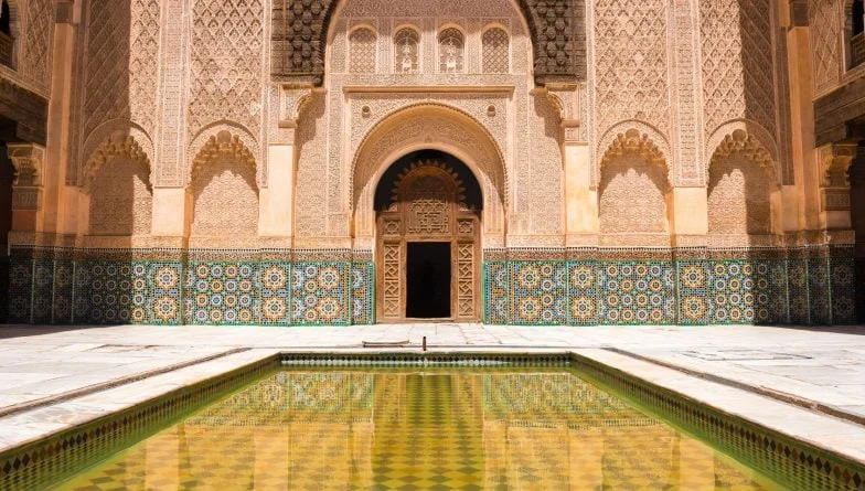 Riad Marrakech investissement patio piscine