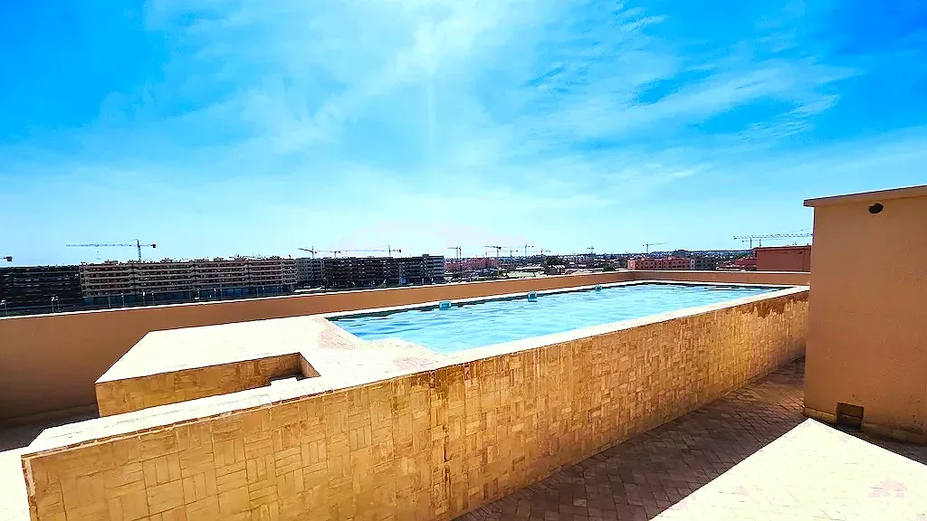 Location appartement moyen standing à Guéliz – rooftop pool marrakech63