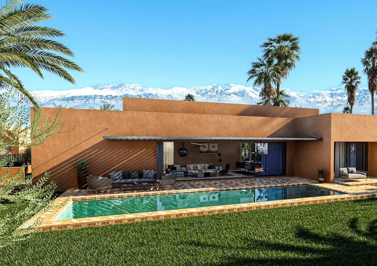 Projet neuf de villas sur plan route Ourika Marrakech 2026 - Photo 1