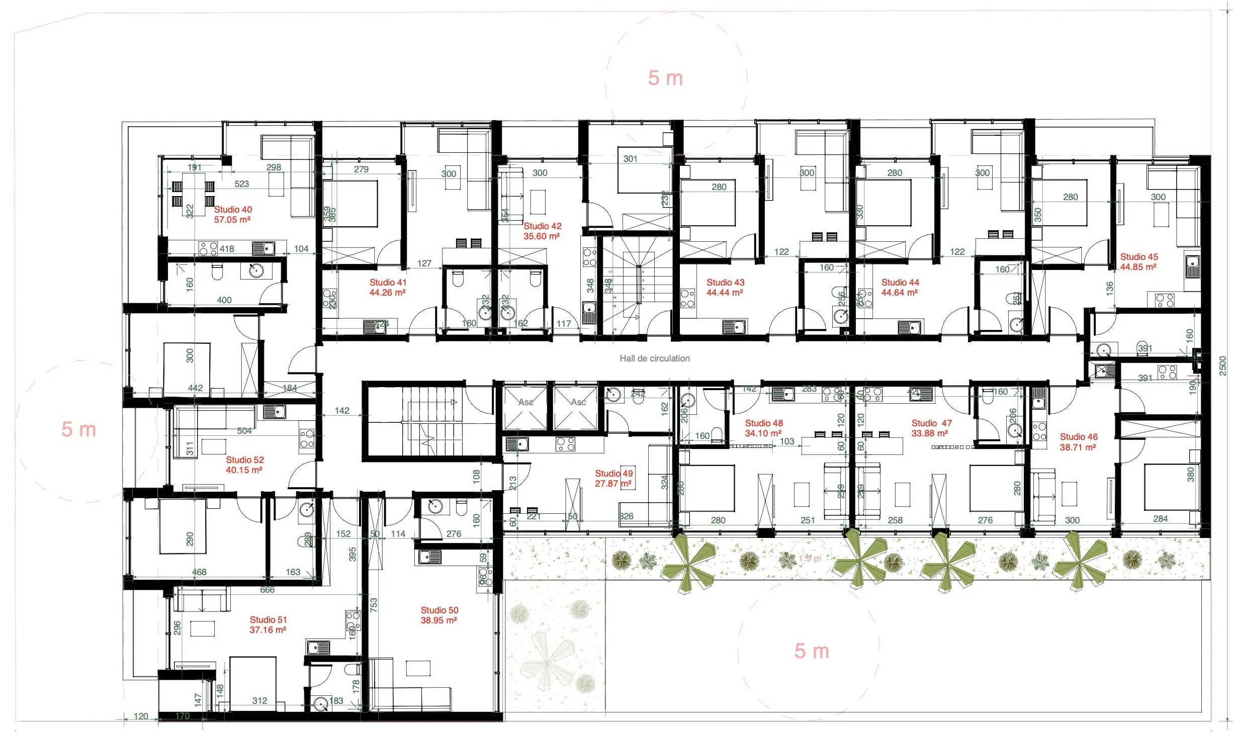 Studios neufs Guéliz Marrakech - Photo 17