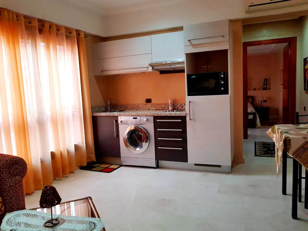 location longue durée appartement meublé F2 guéliz - Photo 5