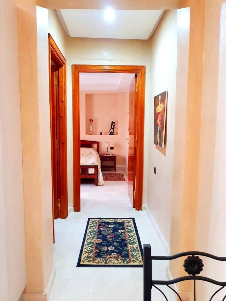 location longue durée appartement meublé F2 guéliz - Photo 8