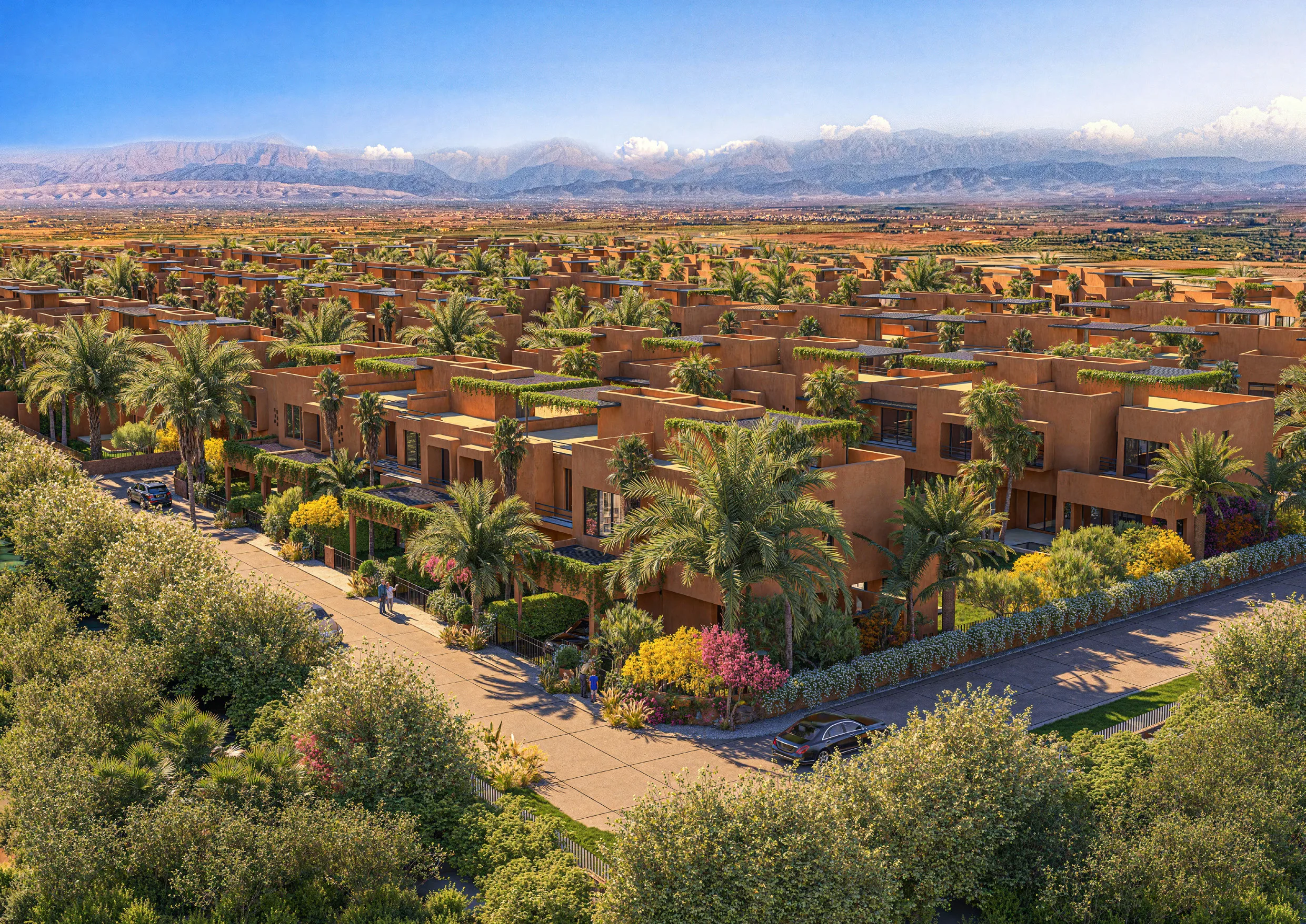 location studio meublé rez de jardin golf prestigia marrakech - Photo 32