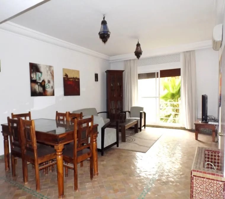 Location appartement meublé longue durée Hivernage Marrakech - Photo 2