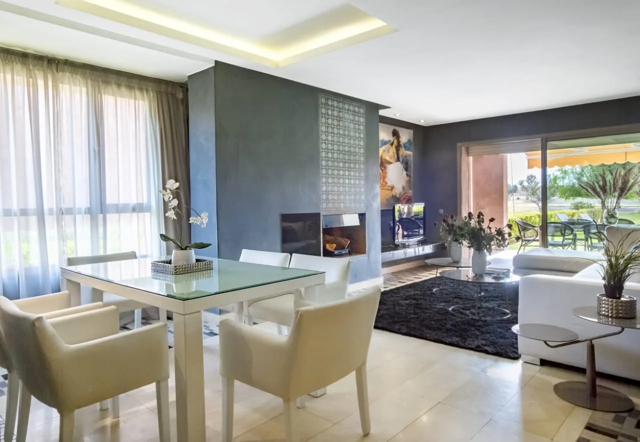 Location longue durée appartement golf prestigia marrakech - Photo 6