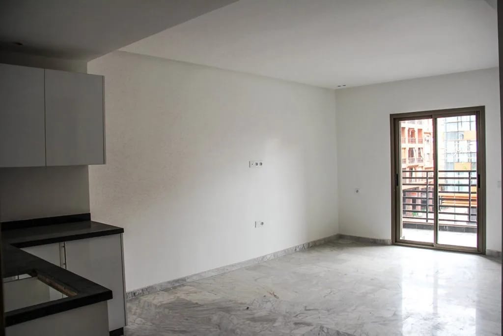 location longue durée appartement F2 non meublé Marrakech guéliz - Photo 2