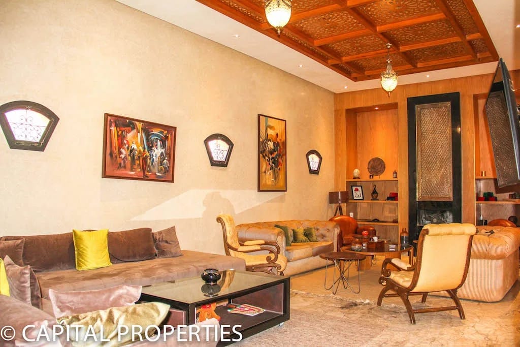Belle villa location longue duree Bab Ighli Marrakech - Photo 4