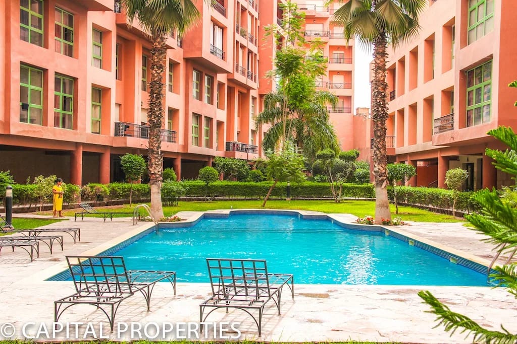 Location longue durée appartement avec terrasse a Majorelle Marrakech - Photo 20