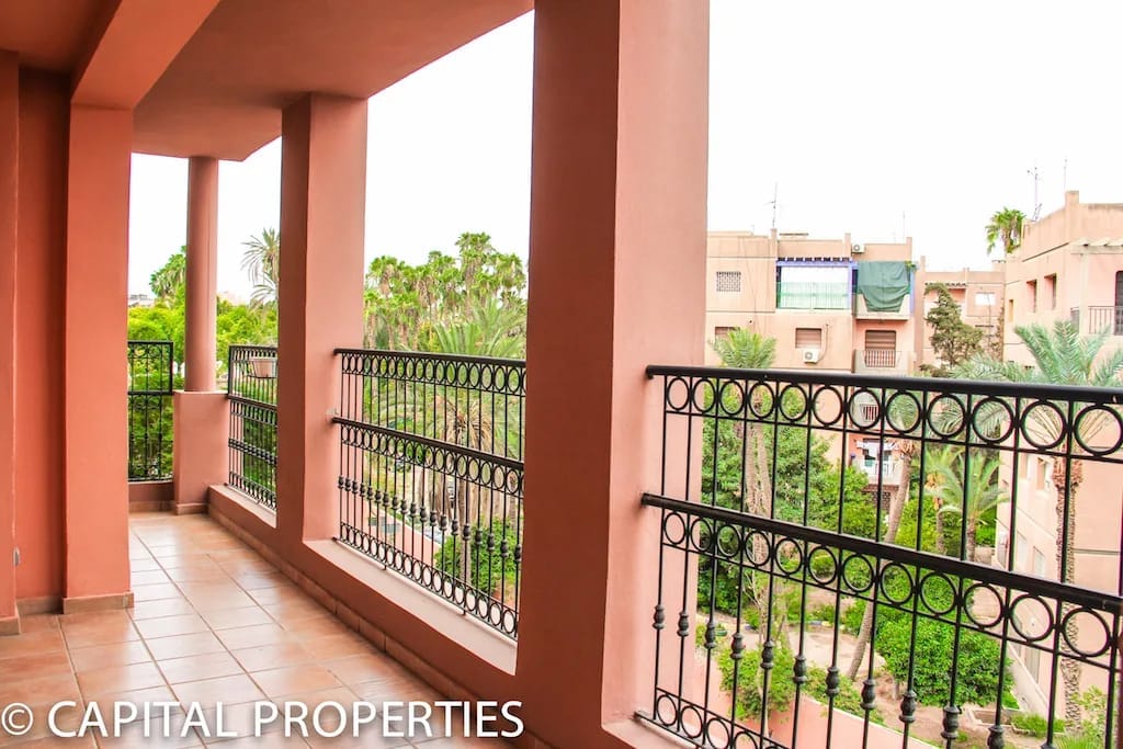 Location longue durée appartement avec terrasse a Majorelle Marrakech - Photo 22