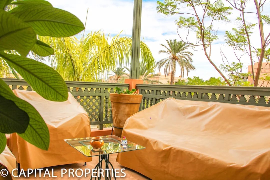 Location lumineux appartement longue durée palmeraie de marrakech - Photo 20