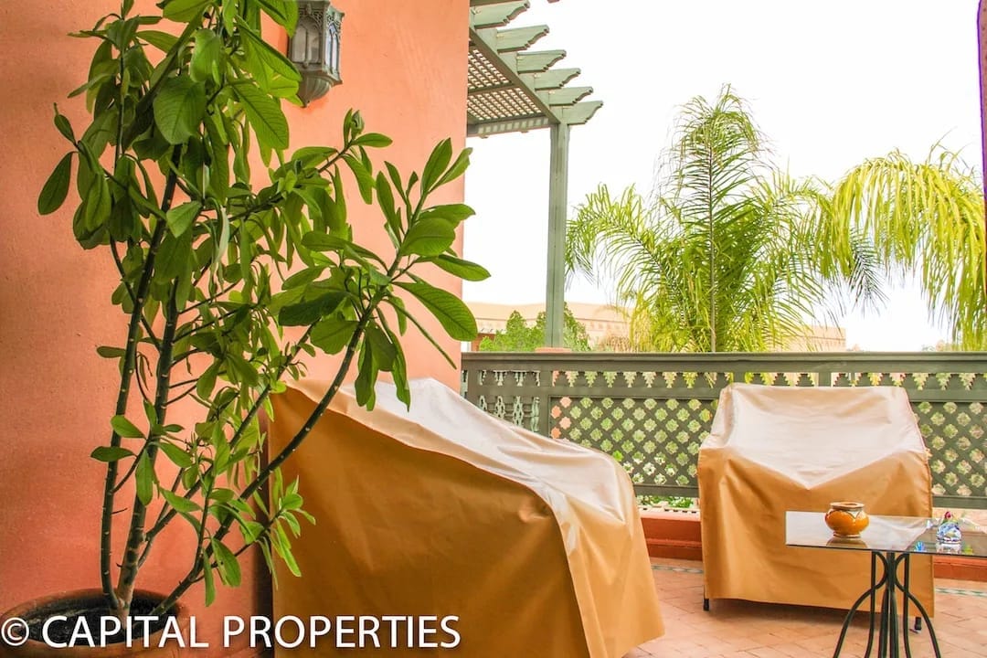 Location lumineux appartement longue durée palmeraie de marrakech - Photo 28