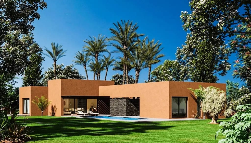 Programme neuf villas de luxe modernes plain-pied à Marrakech - Photo 3