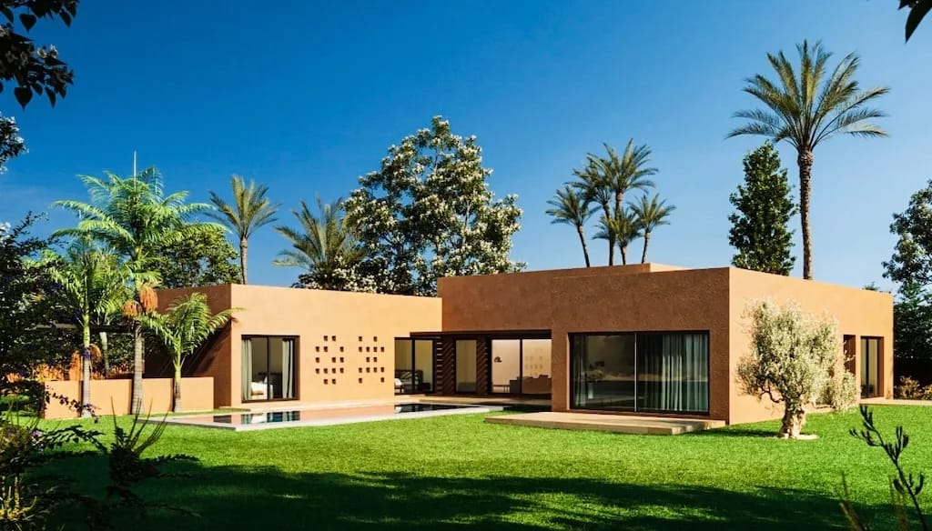 Programme neuf villas de luxe modernes plain-pied à Marrakech - Photo 4