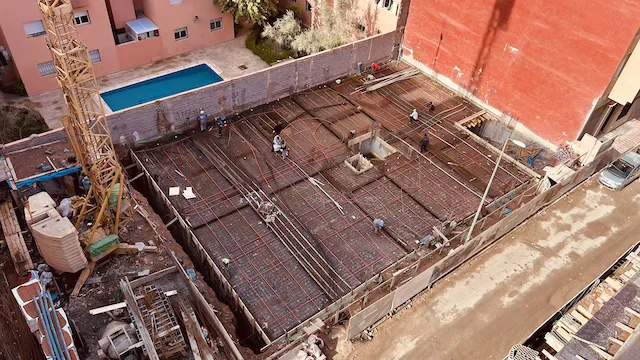 Studio neuf gueliz travaux